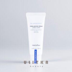 Балансирующий крем для лица с черникой Innisfree Blueberry Rebalancing Cream (50 мл) – Купити в Україні Ulitka Beauty
