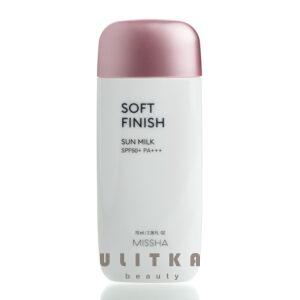 Солнцезащитное молочко для чувствительной кожи Missha All Around Safe Block Soft Finish Sun Milk SPF50+/PA+++ (70 мл) – Купити в Україні Ulitka Beauty