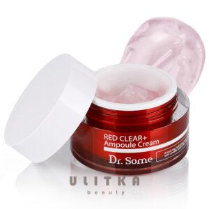 Увлажняющий крем с экстрактом центеллы азиатской Dr. Some Red Clear+Ampoule Cream (50 мл) – Купити в Україні Ulitka Beauty