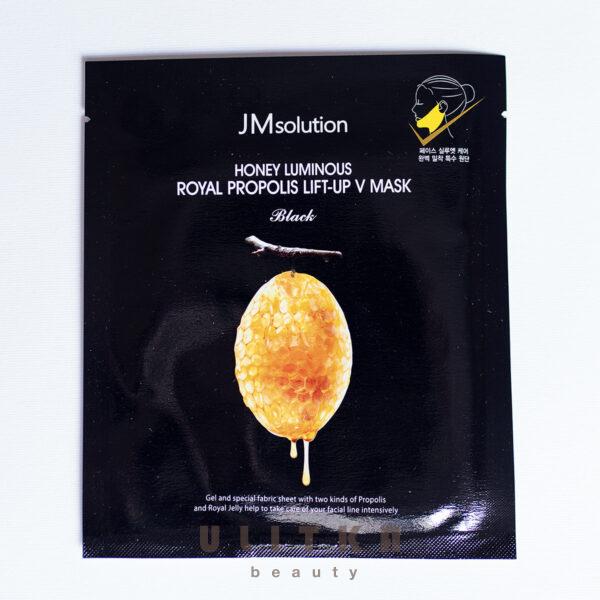 JMsolution Honey Luminous Royal Propolis Lift-Up V Mask-Black (25 мл)