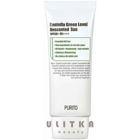 PURITO Centella Green Level Unscented Sun SPF50+PA+++ (60 мл)