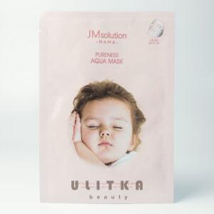Тканевая увлажняющая маска с гиалуроновой кислотой JmSolution Mama Pureness Aqua Mask (30 мл) – Купити в Україні Ulitka Beauty