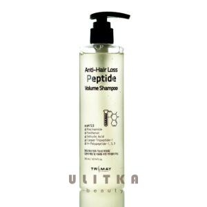 Безсульфатнй слабокислотный шампунь от выпадения волос TRIMAY Anti-Hair Loss Peptide Volume Shampoo p.h 5.5 (300 мл) – Купити в Україні Ulitka Beauty