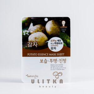 Тканевая маска для лица с экстрактом картофеля Natureby Potato Essence Mask Sheet (23 мл) – Купити в Україні Ulitka Beauty