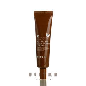 Крем с высокой концентрацией улиточного муцина Mizon All In One Snail Repair Cream (35 мл) – Купити в Україні Ulitka Beauty