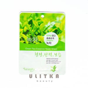 Тканевая маска с экстрактом зеленого чая Netureby Green Tea (23 мл) – Купити в Україні Ulitka Beauty