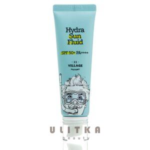 Водостойкий солнцезащитный лосьон Village 11 Factory Hydra Sun Fluid SPF50+ PA++++ (50 мл) – Купити в Україні Ulitka Beauty