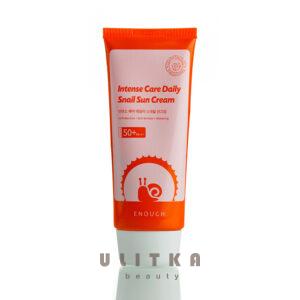 Солнцезащитный крем с муцином улитки Enough Intensive Care Daily Snail Sun Cream SPF 50+ (70 мл) – Купити в Україні Ulitka Beauty