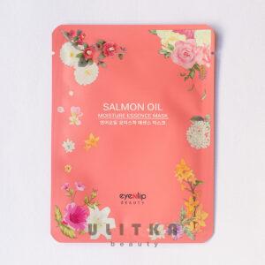 Тканевая маска с маслом лосося Eyenlip Salmon Oil Moisture Essence Mask (25 мл) – Купити в Україні Ulitka Beauty
