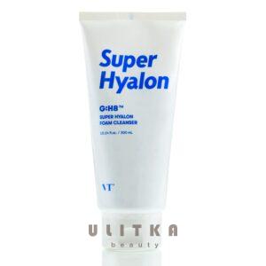 Пенка с гиалуроновой кислотой Vt Cosmetics Super Hyalon Foam Cleanser (300 мл) – Купити в Україні Ulitka Beauty