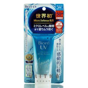 Солнцезащитная эссенция KAO Biore UV Aqua Rich Watery Essence SPF 50+ PА++++ (50 мл) – Купити в Україні Ulitka Beauty