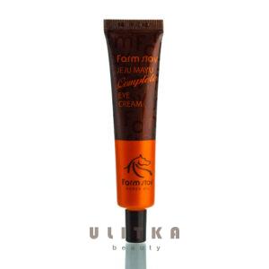 Комплексный крем с лошадиным маслом для кожи вокруг глаз FarmStay Jeju Mayu Complete Eye Cream (45 гр) – Купити в Україні Ulitka Beauty