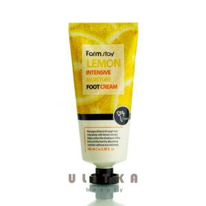 Увлажняющий крем для ног с лимоном FarmStay Lemon Intensive Moisture Foot Cream (100 мл) – Купити в Україні Ulitka Beauty
