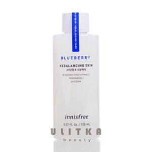 Балансирующий тонер с экстрактом черники Innisfree Blueberry Rebalancing Skin (150 мл) – Купити в Україні Ulitka Beauty