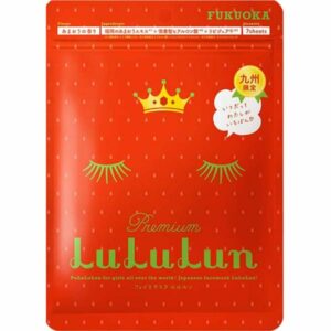 Тканевая маска для выравнивания тона LULULUN Premium Face Mask Strawberry (7 шт) – Купити в Україні Ulitka Beauty