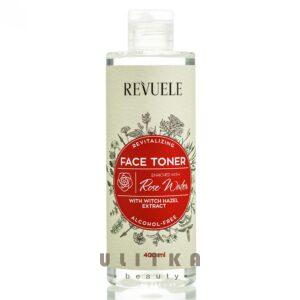 Тоник для лица с розовой водой Revuele Revitalizing Face Toner With Rose Water (400 мл) – Купити в Україні Ulitka Beauty