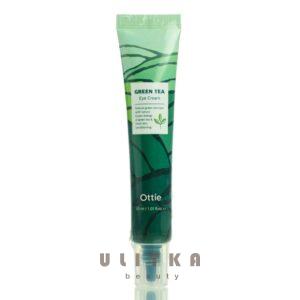 Увлажняющий крем для глаз "зеленый чай" Ottie Green Tea Eye Cream (30 мл) – Купити в Україні Ulitka Beauty