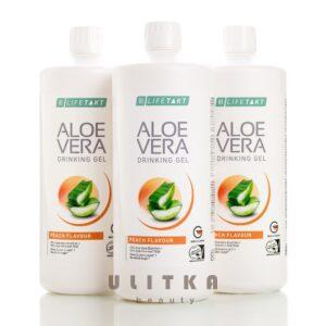 Гель Алоэ Вера Персик Набор 3 шт LR Aloe Vera 98,2% (3*1000 мл) – Купити в Україні Ulitka Beauty