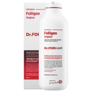 Укрепляющий шампунь против выпадения волос  Dr.FORHAIR Folligen Shampoo (500 мл) – Купити в Україні Ulitka Beauty