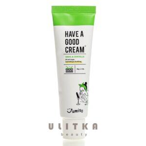 Восстанавливающий крем с улиткой и центеллой Jumiso Have A Good Cream Snail & Centella (50 мл) – Купити в Україні Ulitka Beauty