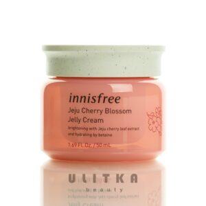 Легкий гель-крем для яркости кожи  Innisfree Jeju Cherry Blossom Jelly Cream (50 мл) – Купити в Україні Ulitka Beauty