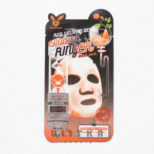 Тканевая маска с женьшенем Elizavecca Red Ginseng Deep Power Ringer Mask Pack (23 мл) – Купити в Україні Ulitka Beauty