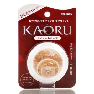 Съедобные духи "роза ваниль" Kaoru Pillbox Japan Passion Rose (20 шт) – Купити в Україні Ulitka Beauty