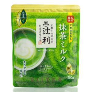 Японский чай Матча молочный мягкий вкус КАТАОКА Tsujiri matcha milk (195 гр) – Купити в Україні Ulitka Beauty