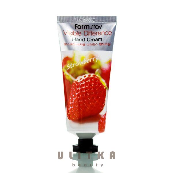 FarmStay Visible Difference Hand Cream Strawberry (100 мл)