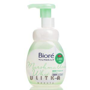 Мусс для умывания против акне KAO Biore Marshmallow Whip Acne (150 мл) – Купити в Україні Ulitka Beauty