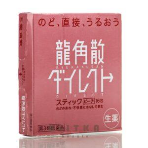 Средство от боли в горе и кашля японское Ryukakusan Direct Stick Peach (16 саше-5 гр) – Купити в Україні Ulitka Beauty