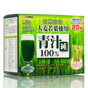 Аодзиру зеленый сок листьев молодого ячменя YUWA Aojiru (20 шт) – Купити в Україні Ulitka Beauty