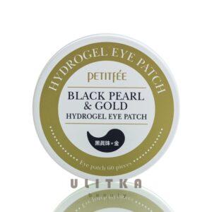 Гидрогелевые патчи с золотом и черным жемчугом Black Pearl & Gold Hydrogel Eye Patch Petitfee (60 шт) – Купити в Україні Ulitka Beauty