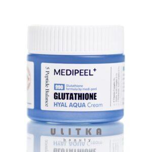 Увлажняющий крем с глутатионом Medi-Peel Glutathione Hyal Aqua Cream (50 мл) – Купити в Україні Ulitka Beauty