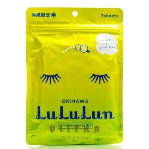 Маска тканевая детокс тонизирующая LULULUN Premium Okinawa Citrus Depressa (7 шт) – Купити в Україні Ulitka Beauty