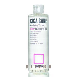 Тонер для проблемной и чувствительной кожи Rovectin Skin Essentials Cica Care Purifying Toner (260 мл) – Купити в Україні Ulitka Beauty