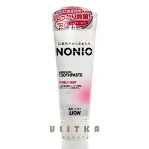Зубная паста отбеливающая «чистая мята» LION Nonio Medicated Toothpaste Purely Mint (130 гр) – Купити в Україні Ulitka Beauty