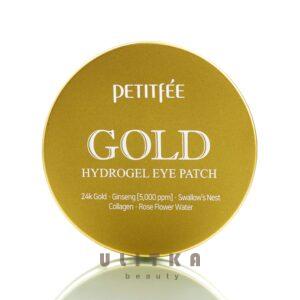 Гидрогелевые патчи с золотым комплексом Petitfee +5 Gold Hydrogel Eye Patch (60 шт) – Купити в Україні Ulitka Beauty
