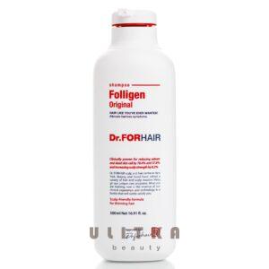 Укрепляющий шампунь против выпадения волос  Dr.FORHAIR Folligen Shampoo (500 мл) – Купити в Україні Ulitka Beauty