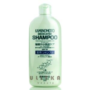 Лечебный шампунь для роста волос Kaminomoto Medicated Shampoo (300 мл) – Купити в Україні Ulitka Beauty