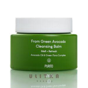 Гидрофильный бальзам для очищения кожи  PURITO From Green Avocado Cleansing Balm (100 мл) – Купити в Україні Ulitka Beauty