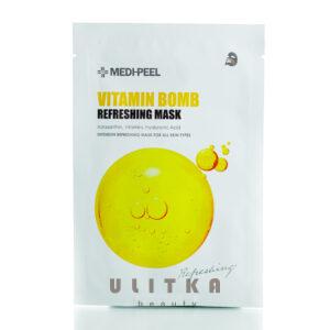 Освежающая маска с витаминами Medi-Peel Vitamin Bomb Refreshing Mask (1 шт) – Купити в Україні Ulitka Beauty