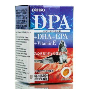 Омега-3 из жира Гренландского тюленя ORIHIRO DPA DHA EPA (120 шт - 30 дн) – Купити в Україні Ulitka Beauty