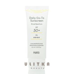 Гипоаллергенный cолнцезащитный крем PURITO Daily Go-To Sunscreen SPF 50+ PA++++ (60 мл) – Купити в Україні Ulitka Beauty