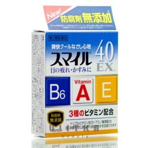 Капли освежающие японские с витаминами A, E и B6 Lion 40 EX (15 мл) – Купити в Україні Ulitka Beauty