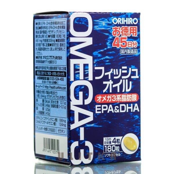 -3 жирные кислоты ORIHIRO EPA DHA (180 шт - 45 дн)