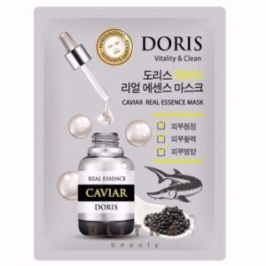 Маска тканевая с экстрактом икры Doris Caviar Real Essence Mask (25 мл) – Купити в Україні Ulitka Beauty