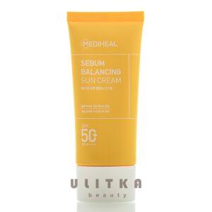 Солнцезащитный крем контроль себума Mediheal Sebum Balancing Sun Cream SPF50+ PA++++  (50 мл) – Купити в Україні Ulitka Beauty