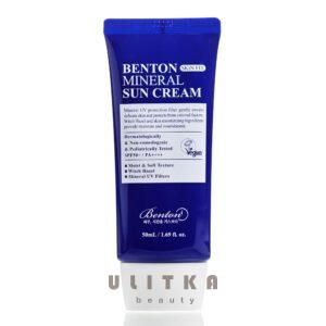 Солнцезащитный крем на минеральной основе Benton Skin Fit Mineral Sun Cream SPF50/PA++++ (50 мл) – Купити в Україні Ulitka Beauty