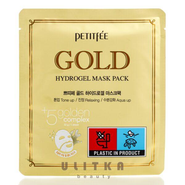 +5 PETITFEE Gold Hydrogel Mask Pack (1 шт)